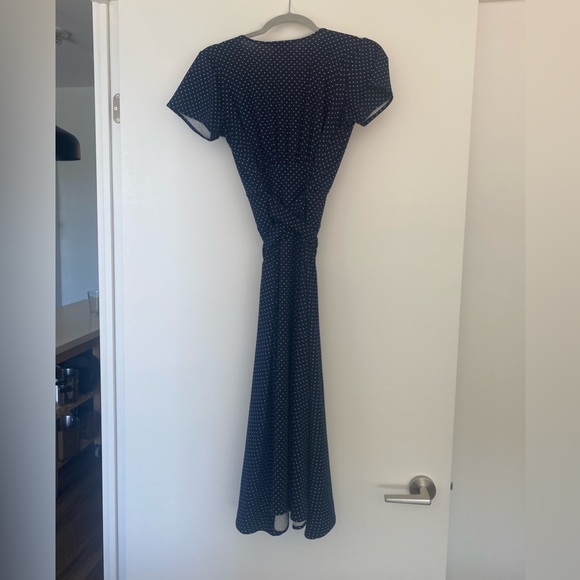 Karina Midi Faux Wrap Dress - Picture 2 of 5